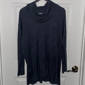 Cupio women’s grey cowl neck oversized sweater